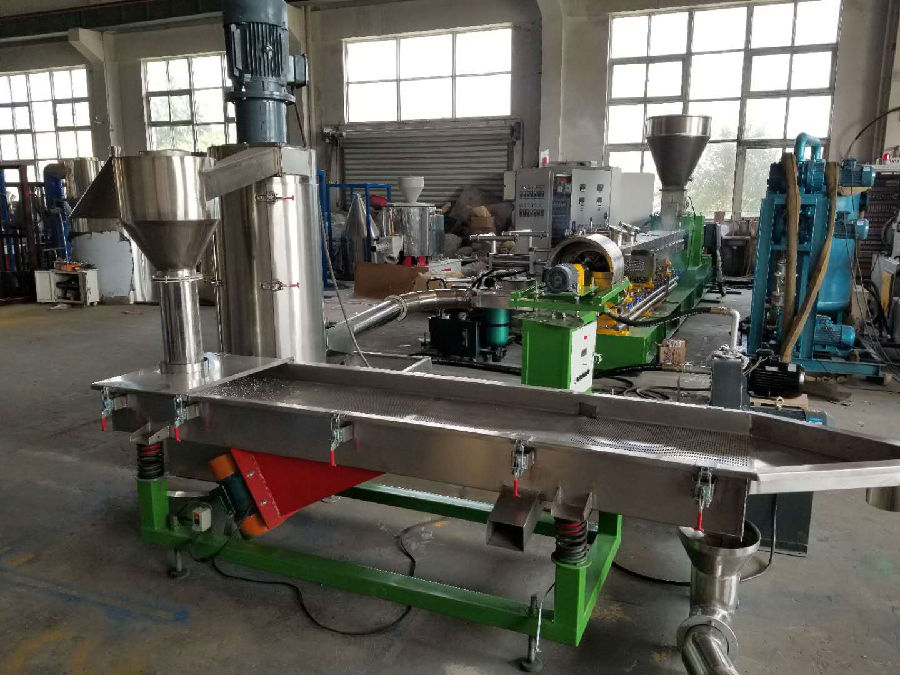 PE、PP填充Baso4、Caso4透明造粒生產(chǎn)機組